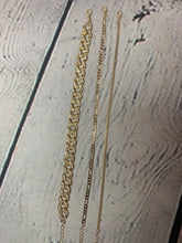 Load image into Gallery viewer, Cuban link layered Anklet
