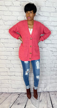 Load image into Gallery viewer, Rose Cozy Cardigan
